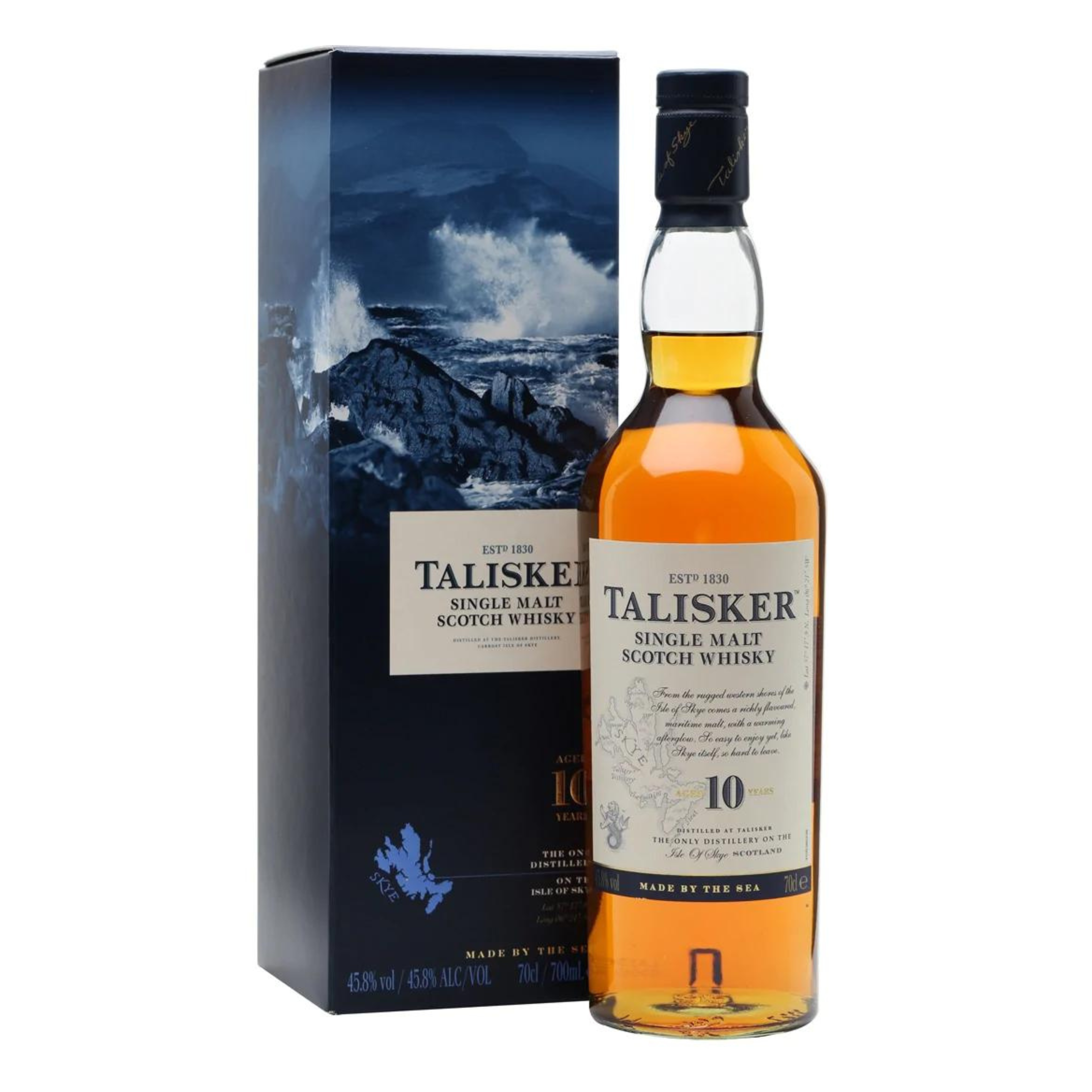 Talisker 10 Year Old Single Malt Scotch Whisky