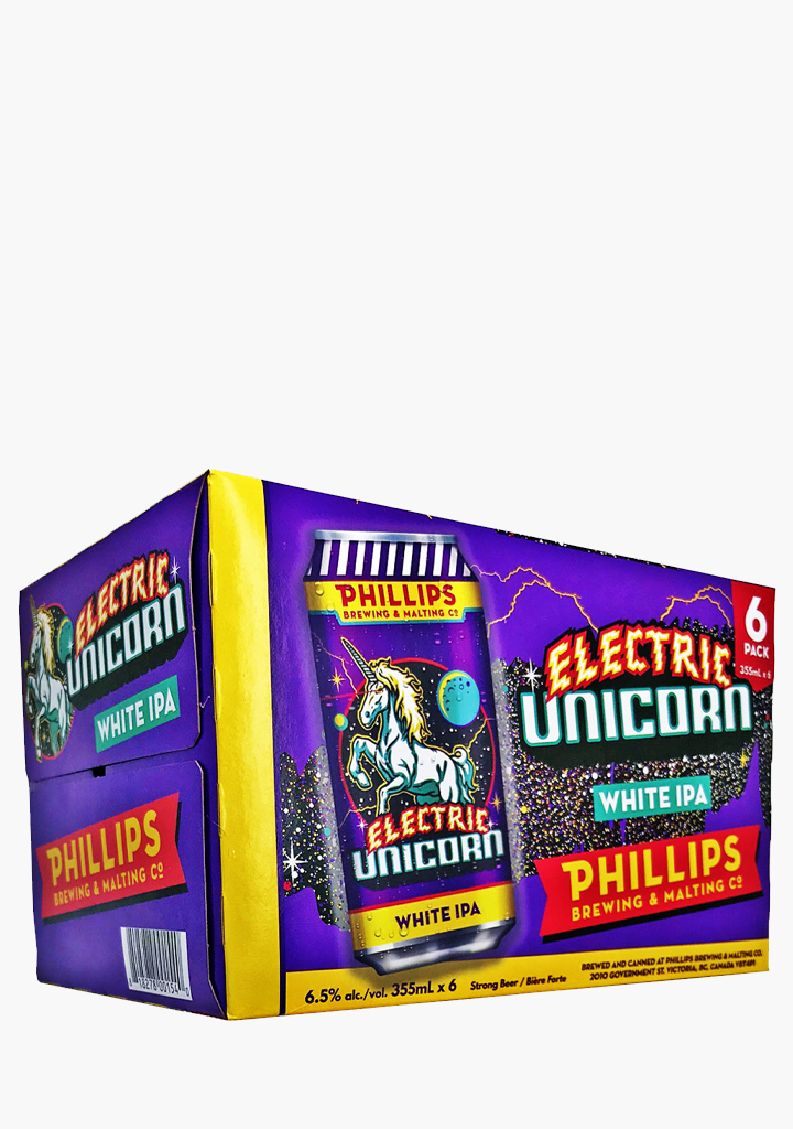 Phillips Brewing 'Electric Unicorn' White IPA - 6 x 355ML