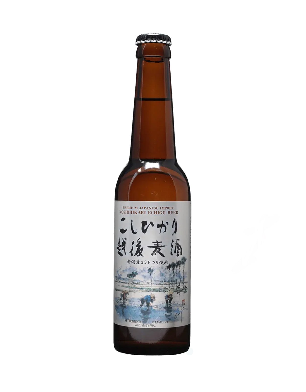 Echigo Koshihikari Beer 500 ml - Single Bottle