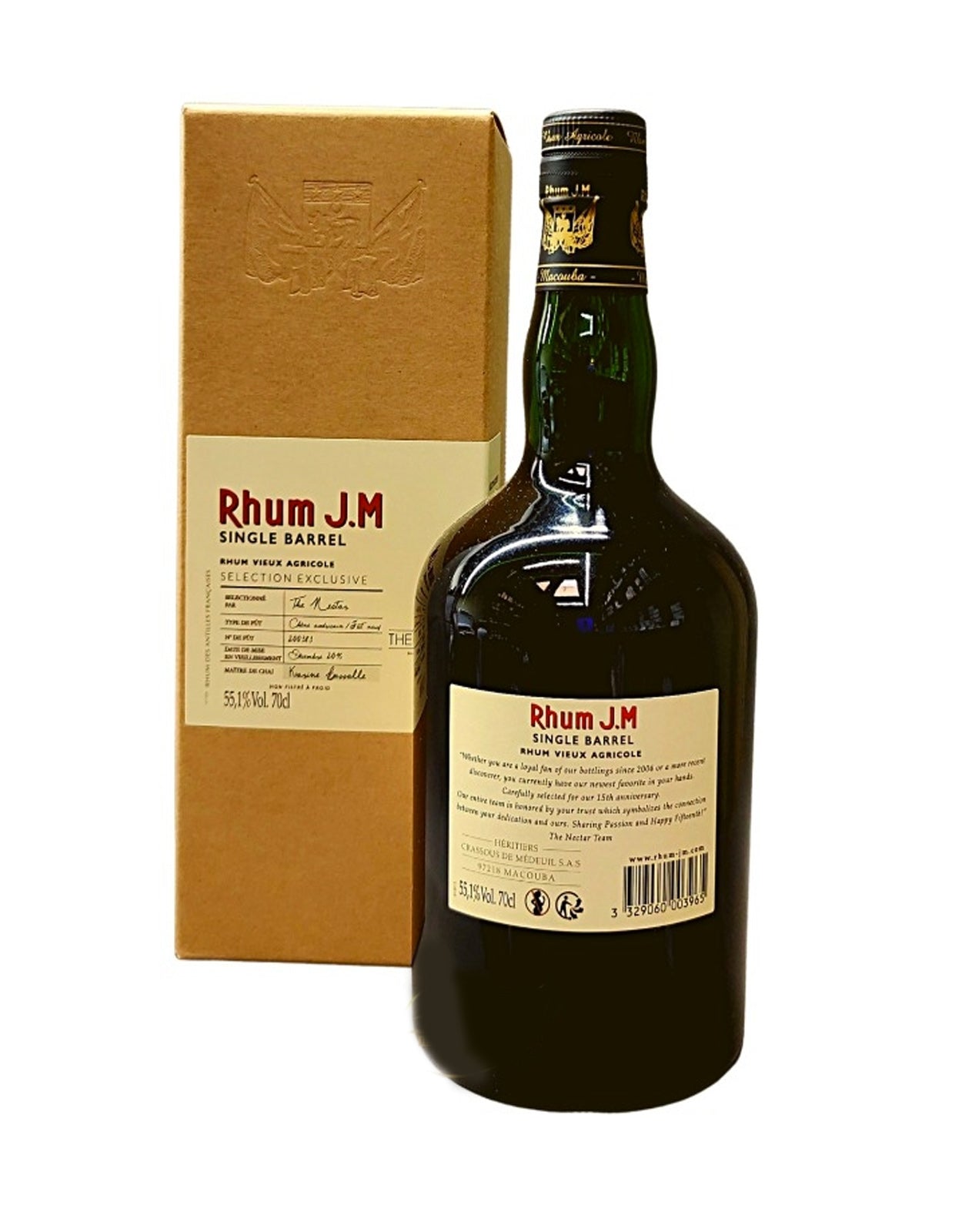 Rhum JM 2015 Single Barrel New American Oak