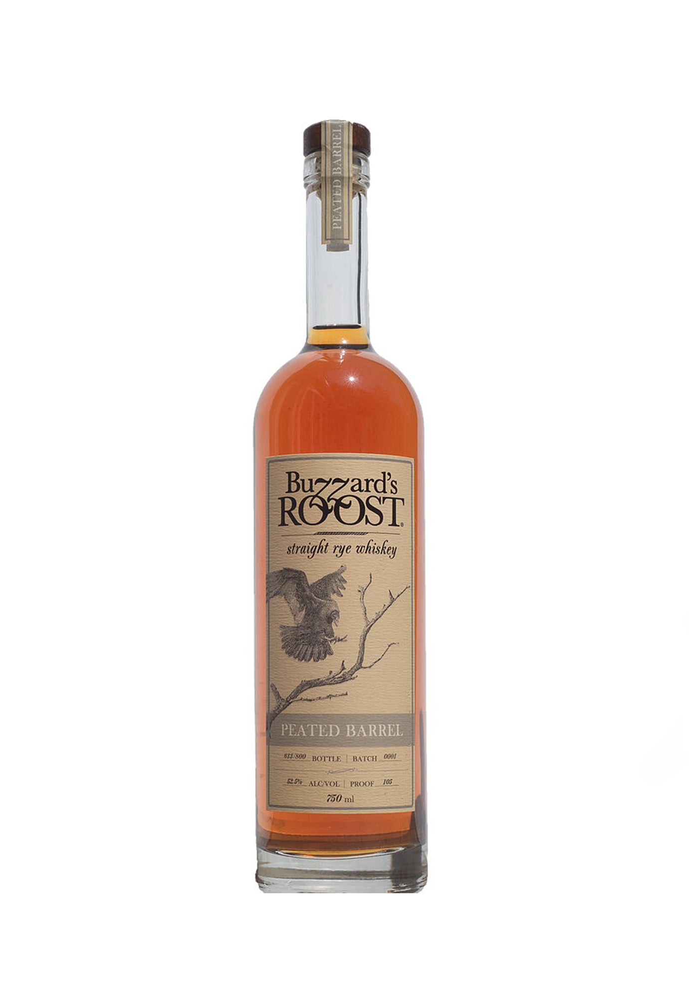 Buzzard's Roost Peated Barrel Rye