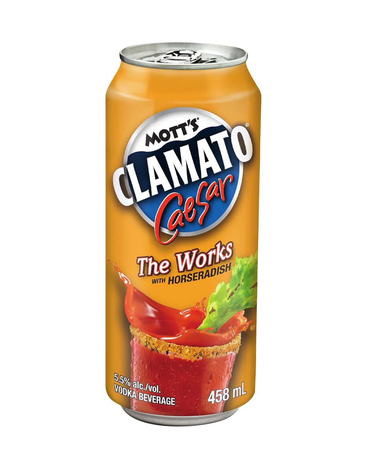 Mott's Clamato The Works Caesar 458 ml - 24 Cans