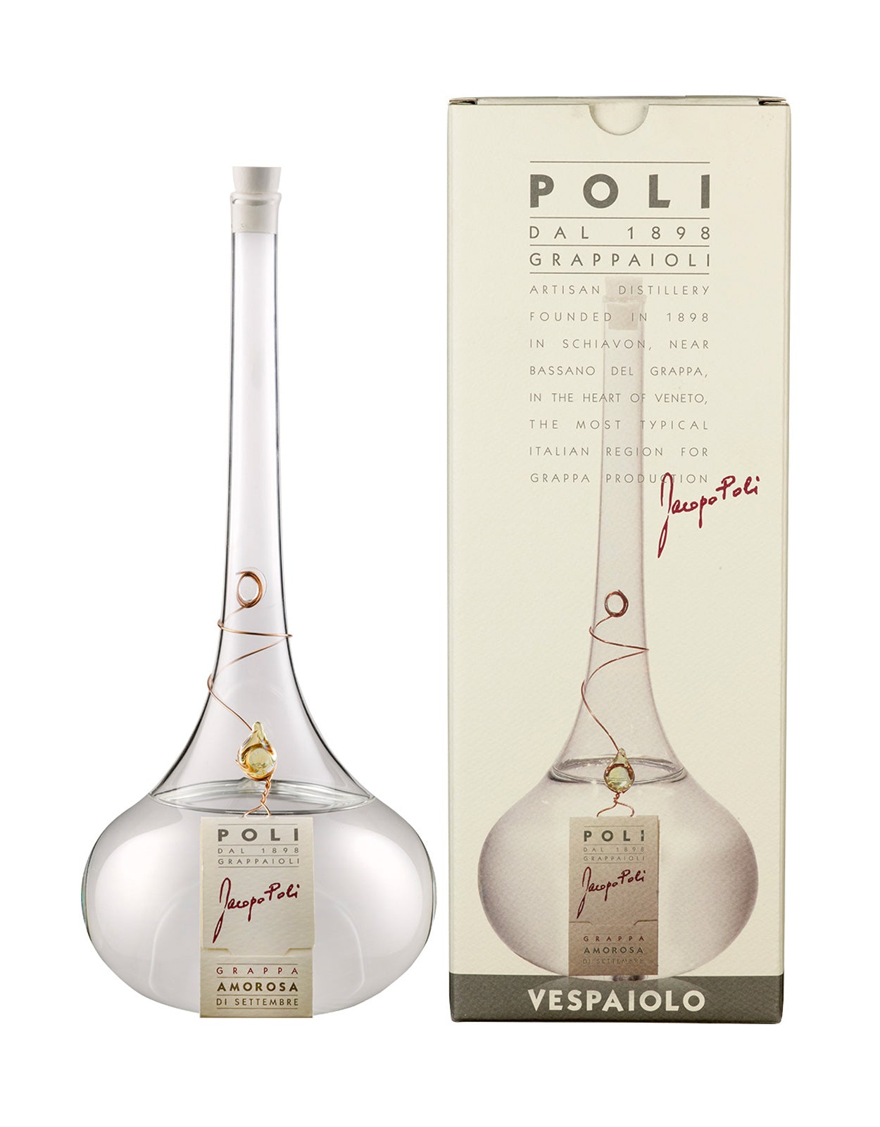Jacopo Poli Vespaiolo Grappa - 500 ml