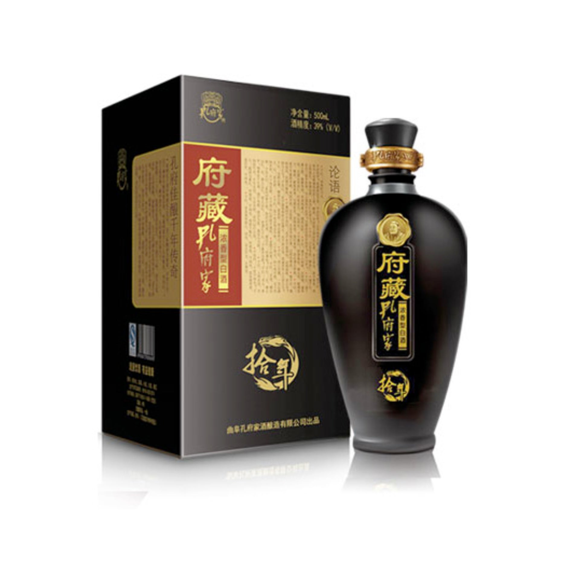 Confucius Family Liquor Fu Cang 10 Year Baijiu - 500 ml