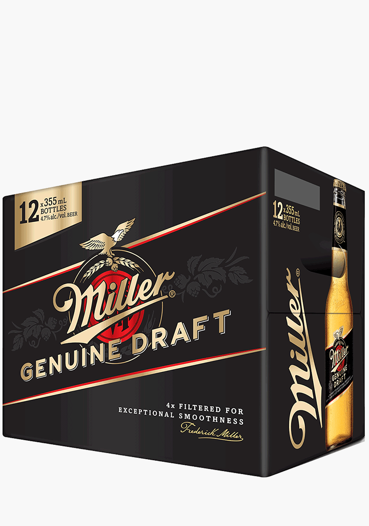 Miller Genuine Draft - 12 x 355ML