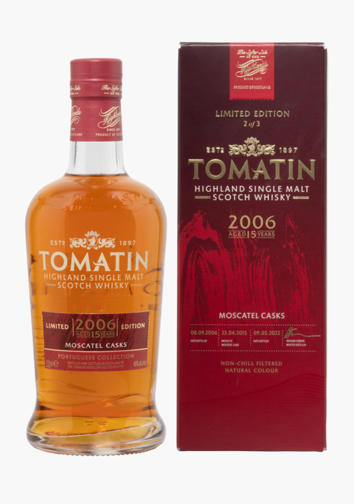 Tomatin 2006 'Moscatel Cask' 15 Year Old Single Malt Whisky