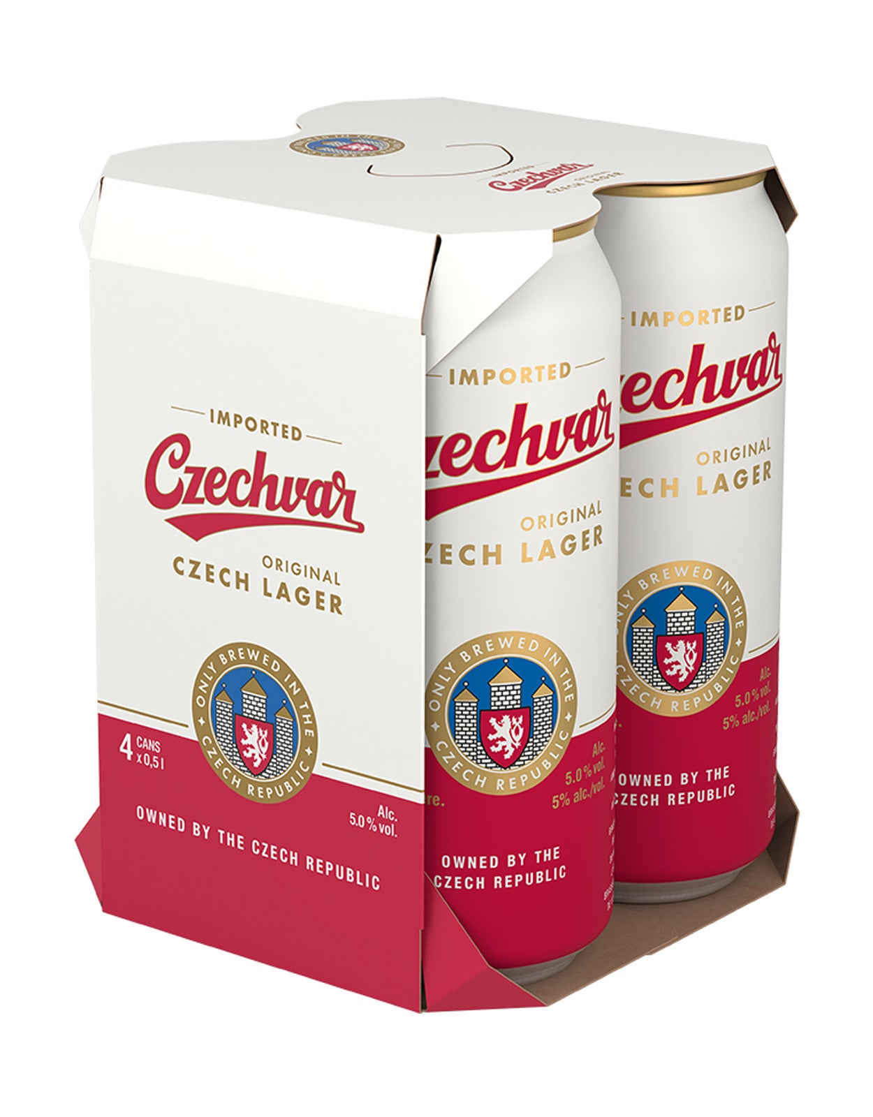 Czechvar Lager 500 ml - 4 Cans