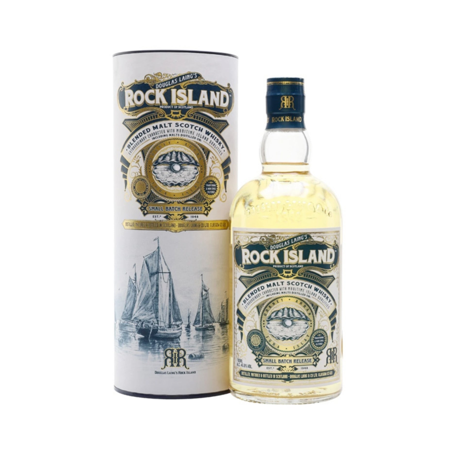 Douglas Laing'S 'Rock Oyster - Rock Island' Blended Malt Scotch Whisky (case of 6)