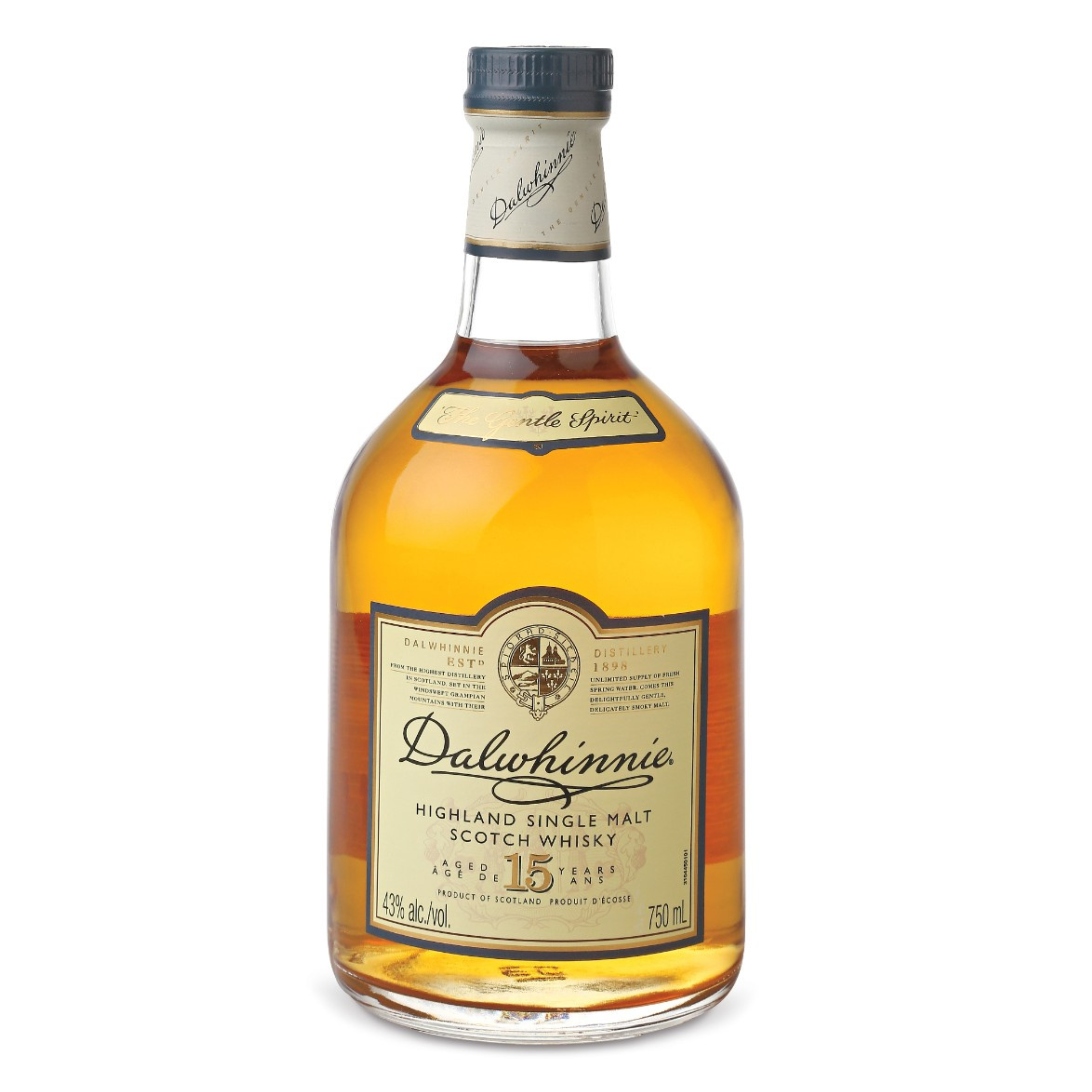 Dalwhinnie 15 Year-Old Highland Single Malt Scotch Whisky