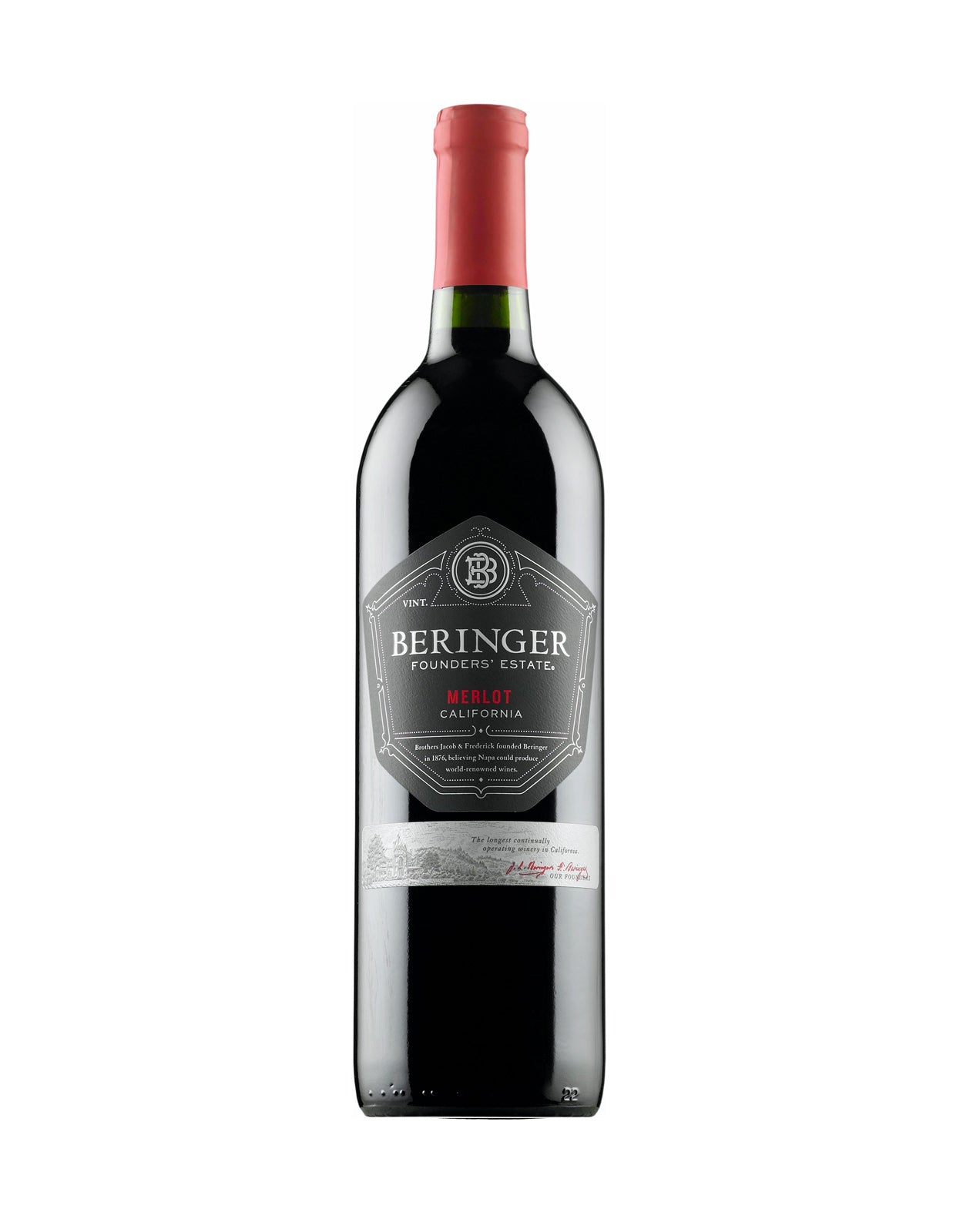 Beringer Merlot Founders' Estate 2022