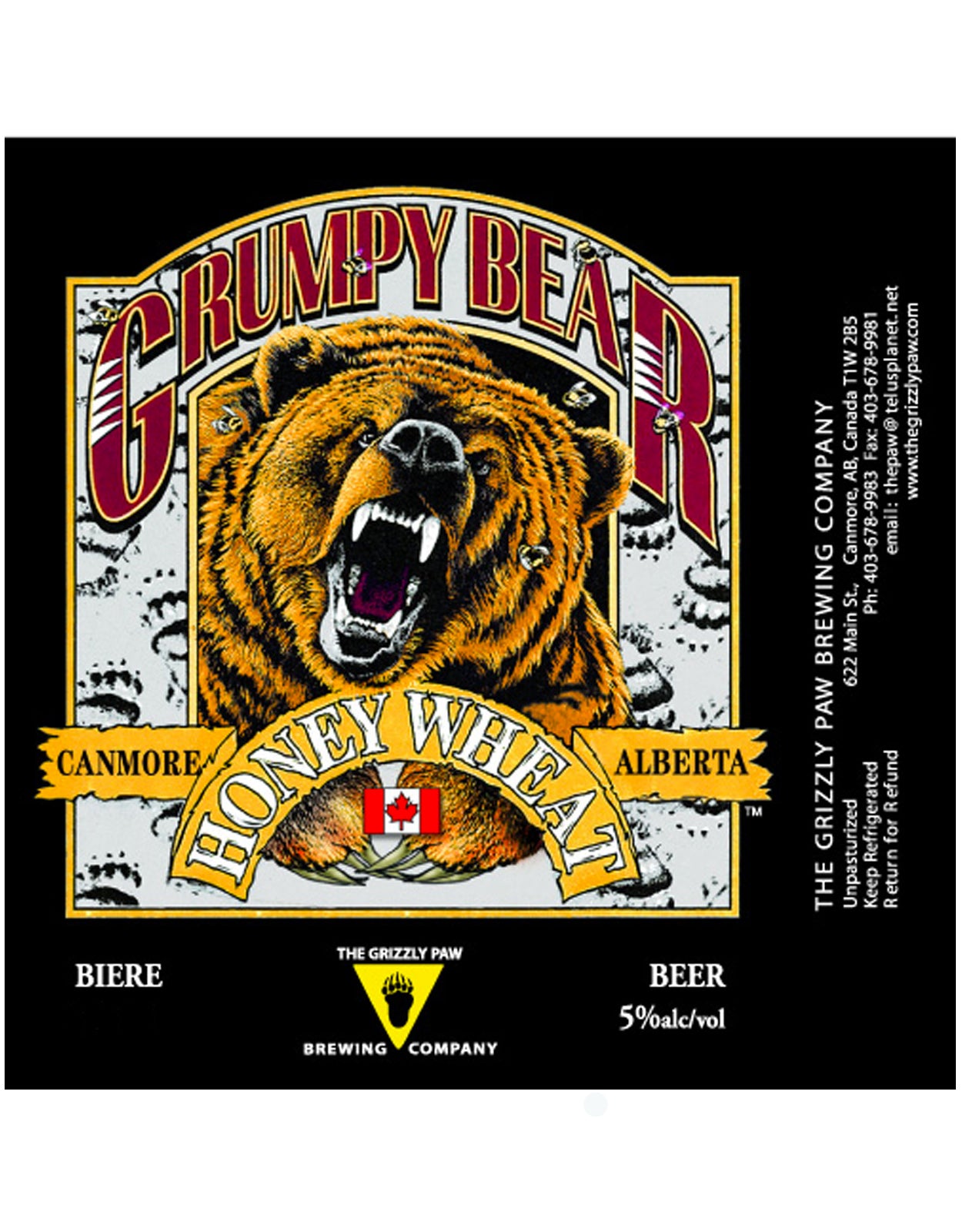 Grizzly Paw Grumpy Bear Honey Wheat - 20 Litre Keg