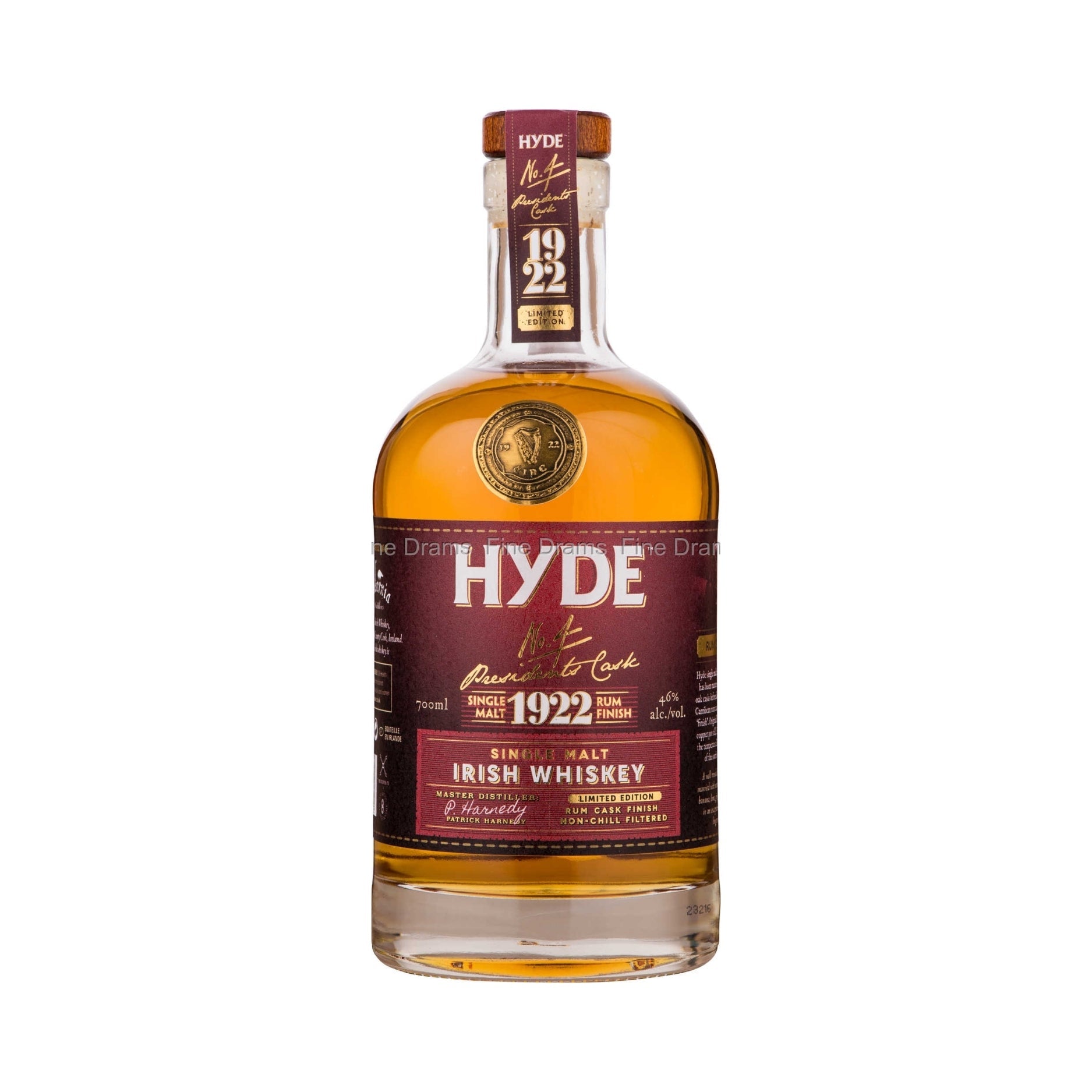 Hyde No. 4 Presidents Cask '1922' Single Malt Irish Whiskey (case of 6)