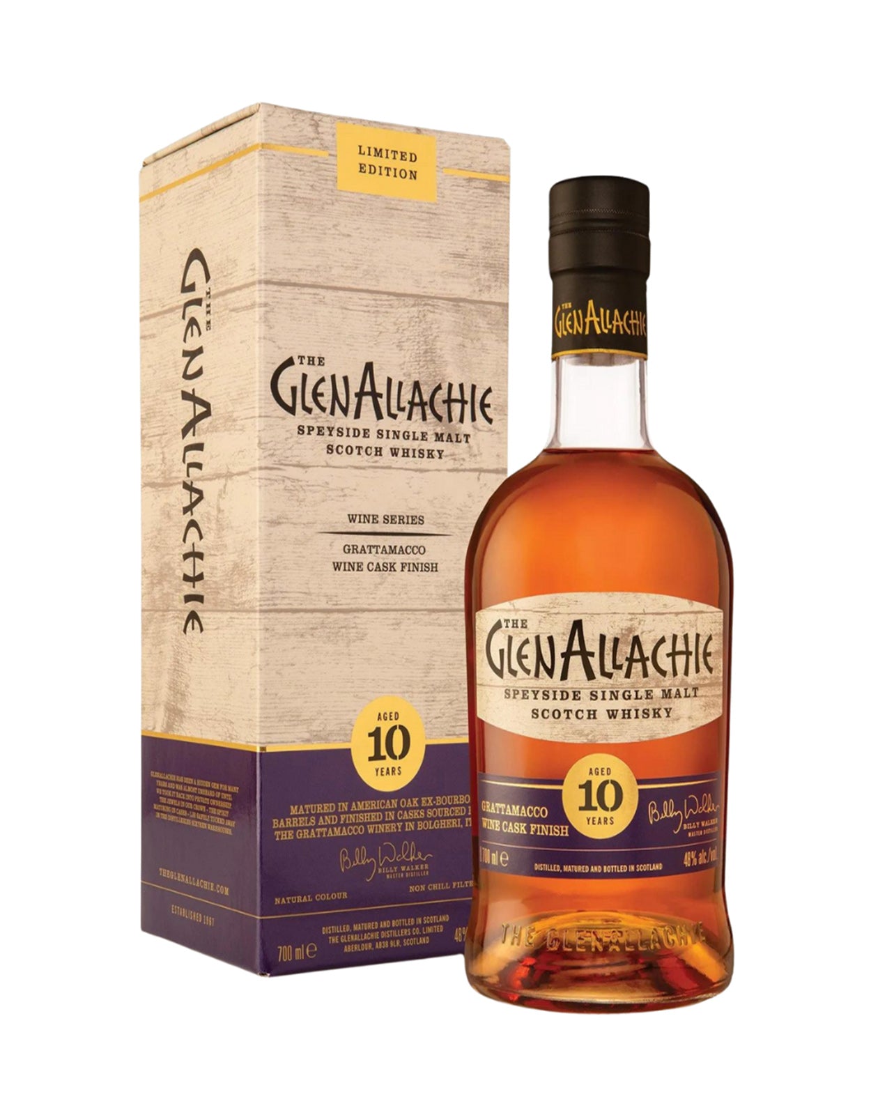 Glenallachie 10 Year Old Single Malt Grattamacco Wine Finish