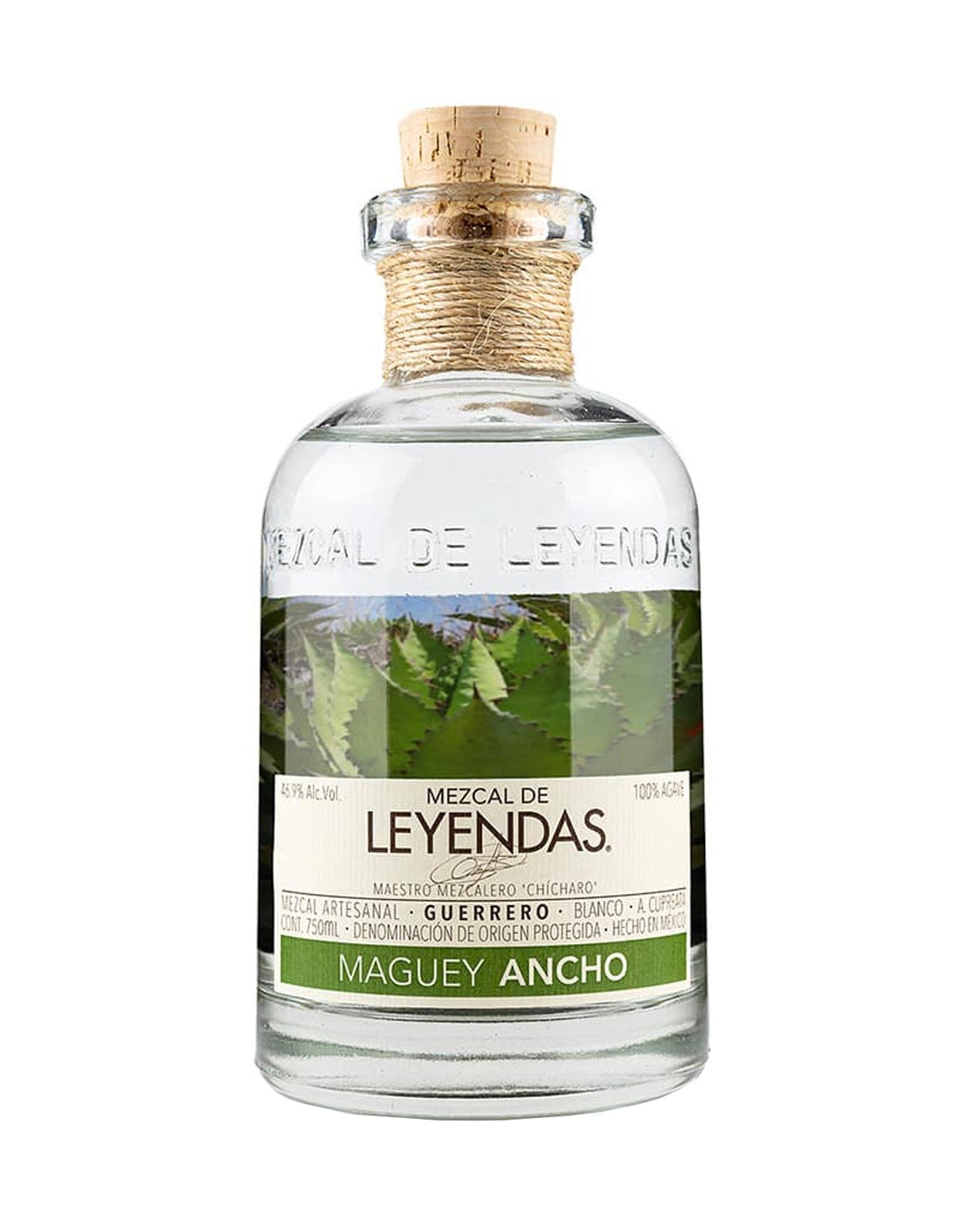Mezcal De Leyendas Maguey Ancho Guerrero