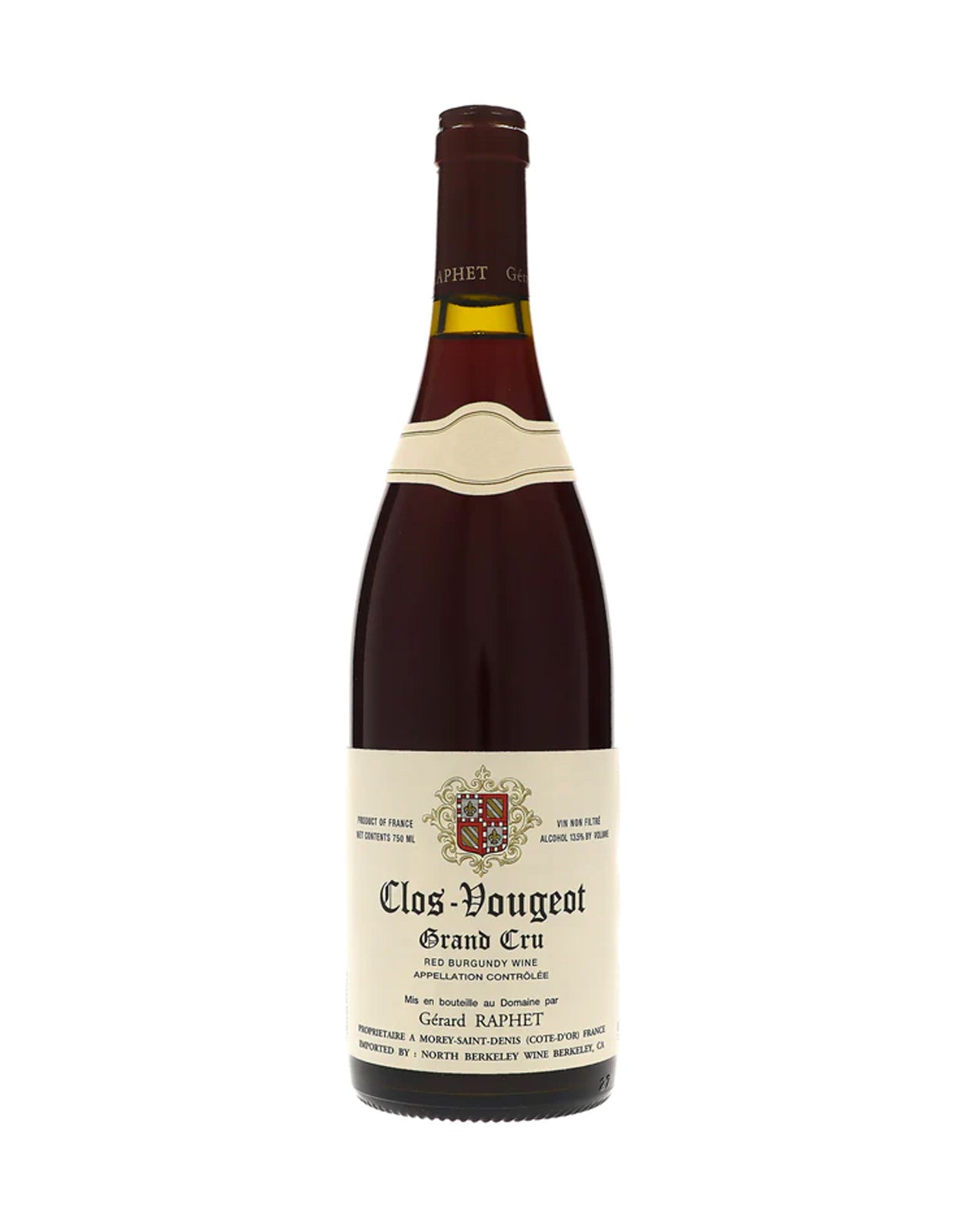 Domaine Gerard Raphet Clos De Vougeot Grand Cru 2021