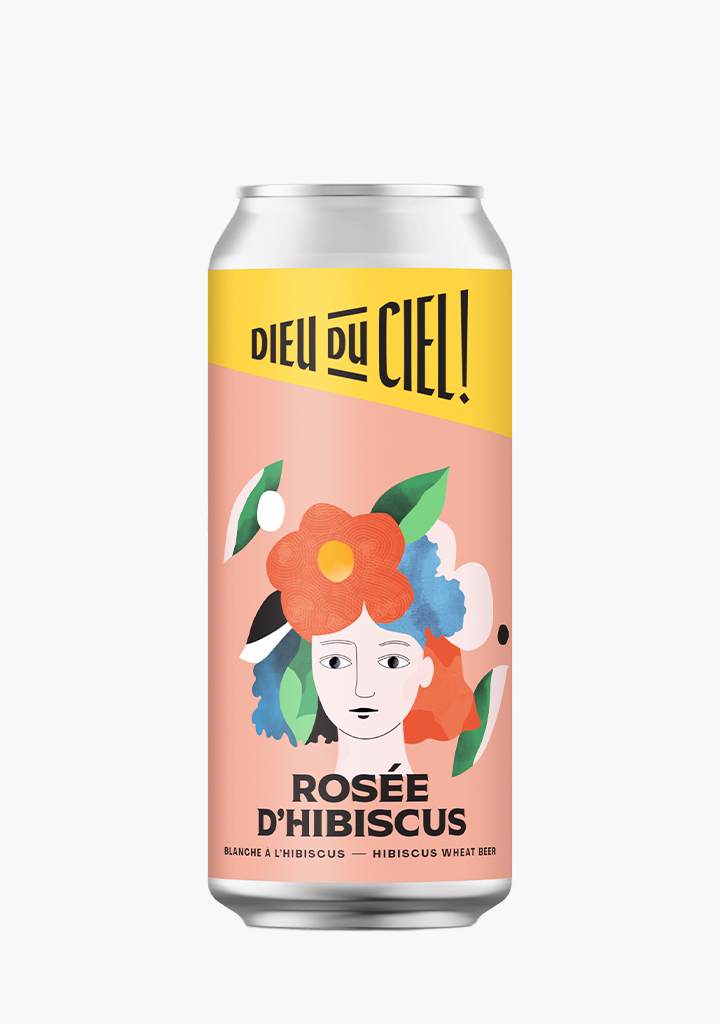 Dieu du Ciel 'Rosee D'Hibiscus' Wheat Beer - 4 x 473ML