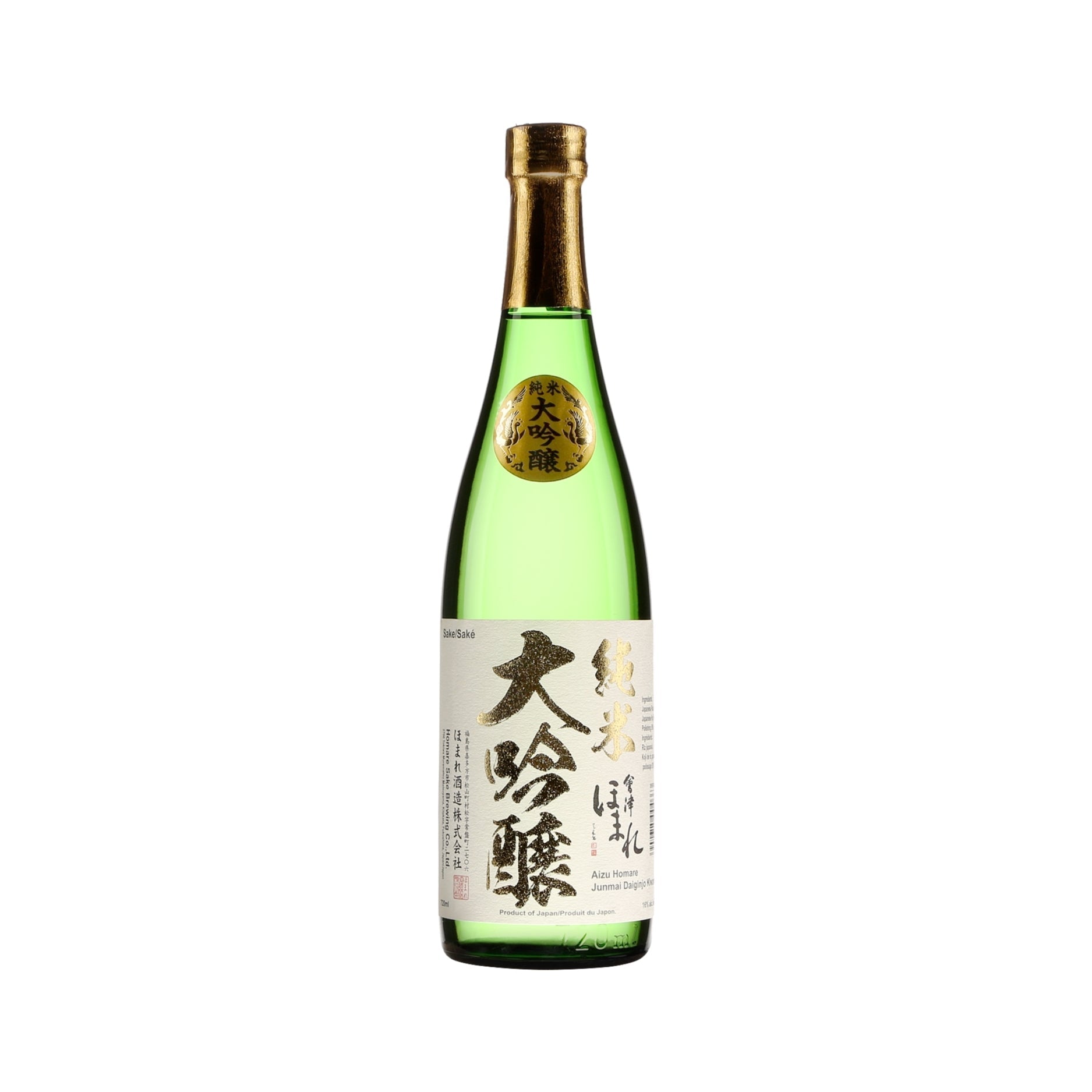 Aizu Homare Kiwami Junmai Daiginjo Sake - 720 ml