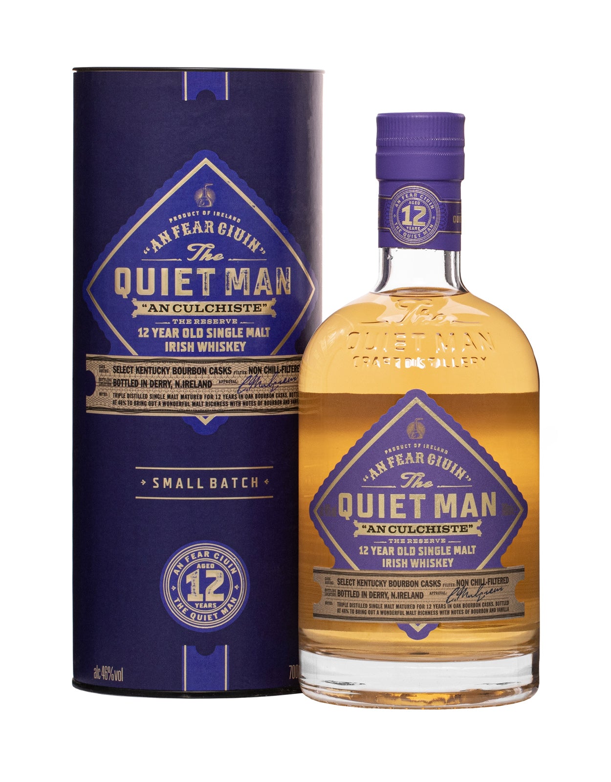 The Quiet Man 12 Year Old Single Malt Irish Whiskey