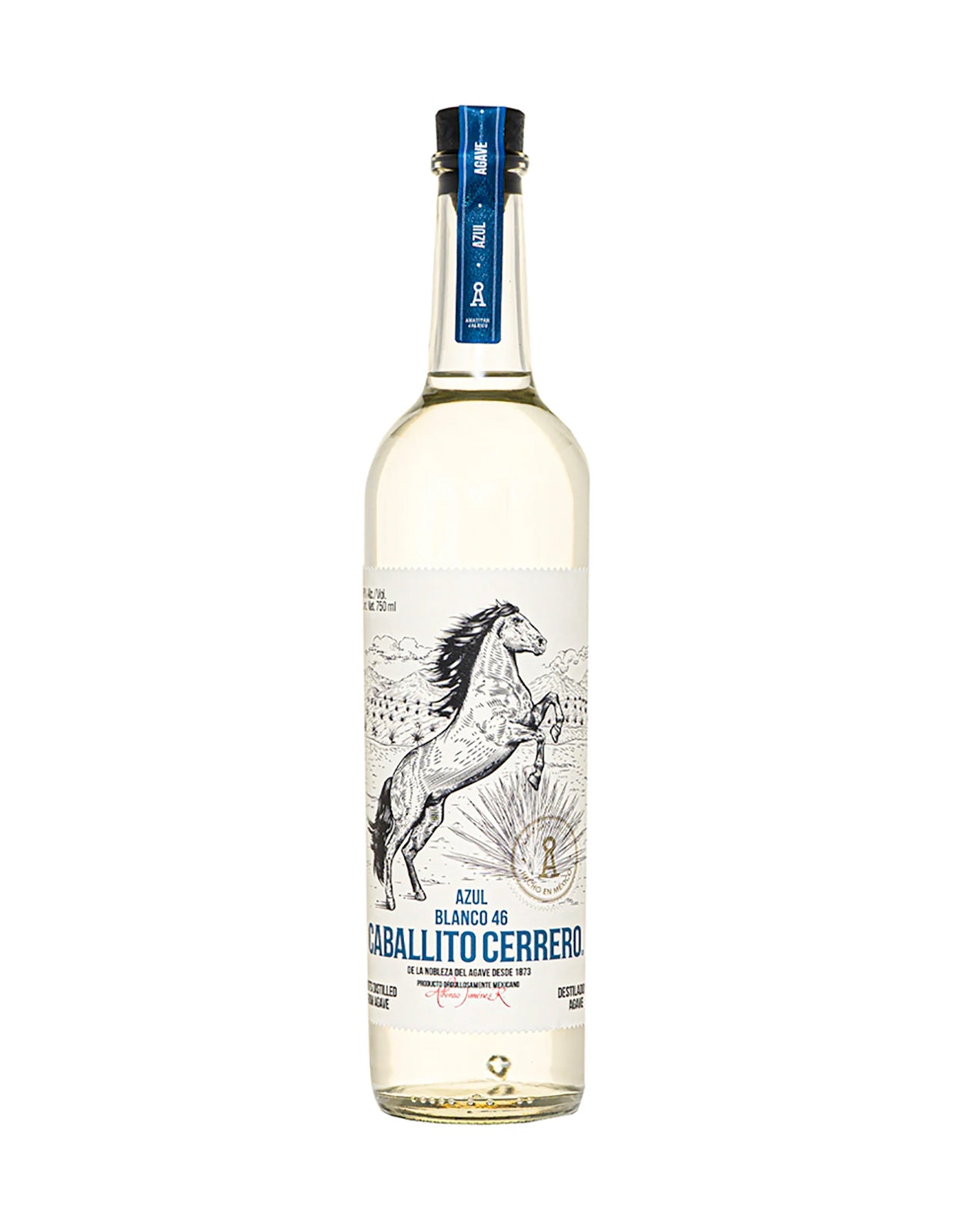 Caballito Cerrero Azul Blanco 46 Mezcal