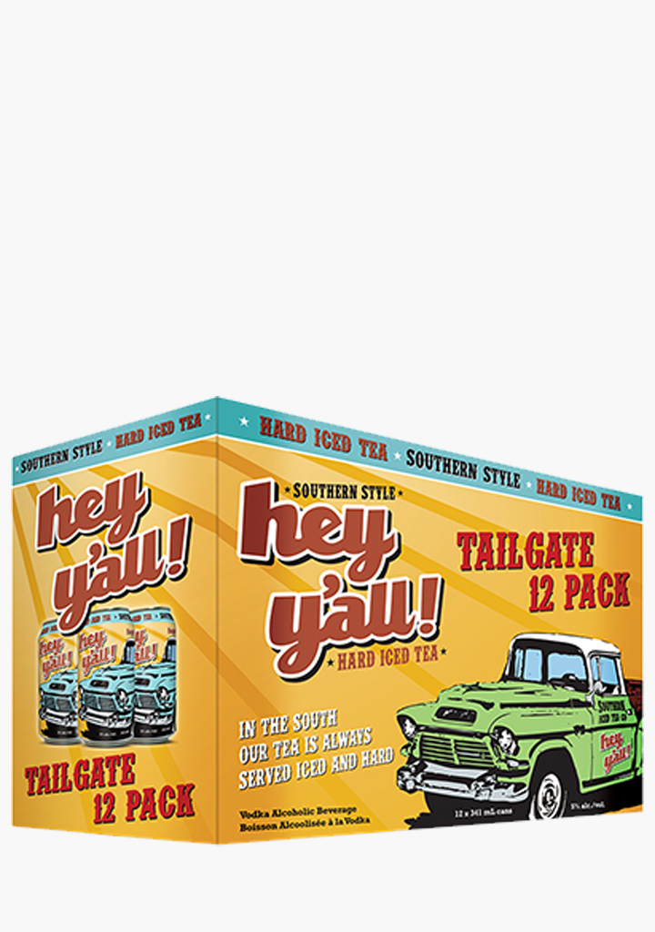 Hey Y'All Original Hard Iced Tea 12 x 341ML
