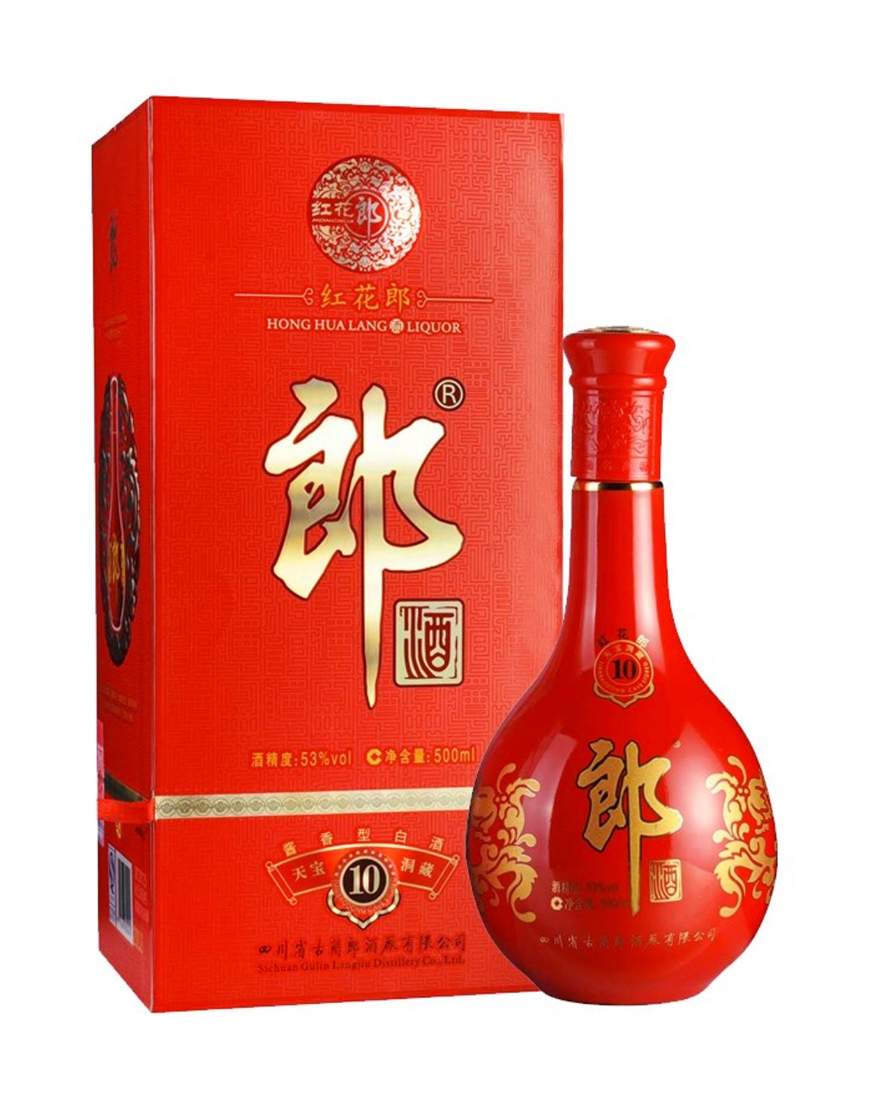 Langjiu Honghua Lang 10 Year Old Baijiu