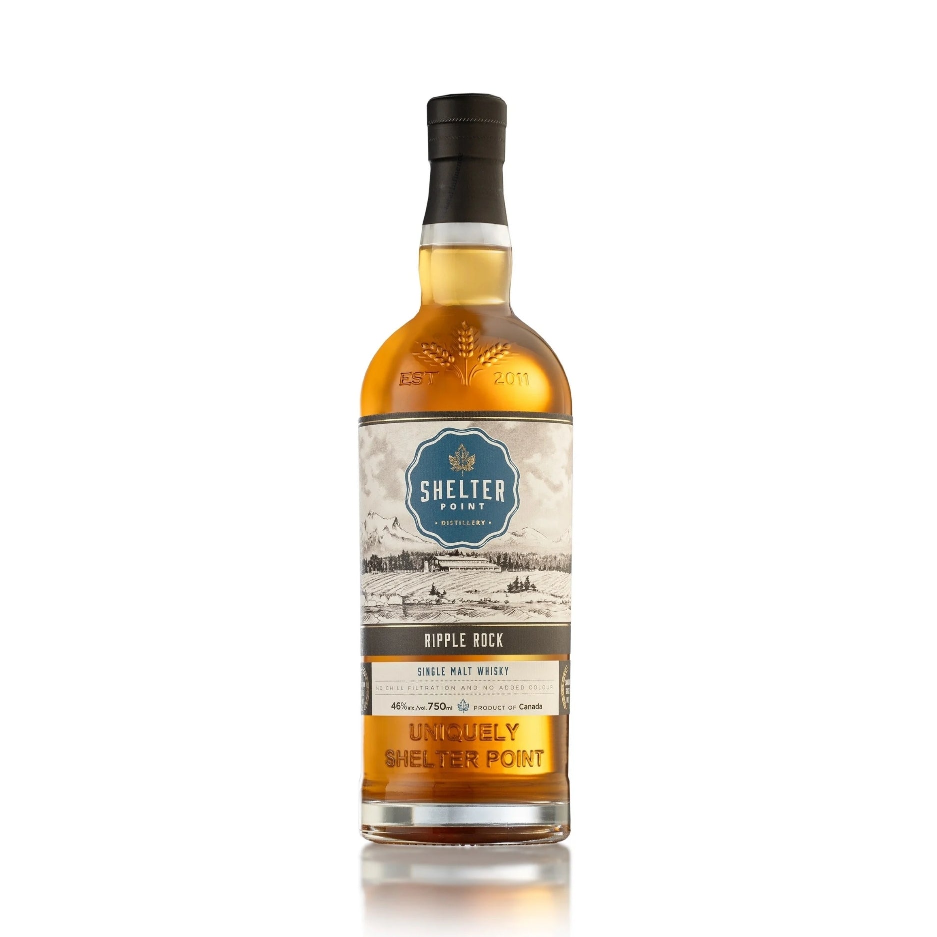 Shelter Point Distillery 'Ripple Rock' Single Malt Whisky (case of 6)