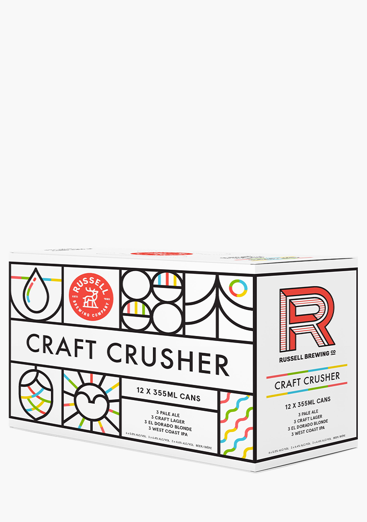 Russell Brewing 'Craft Crusher' Mix Pack - 12 X 355ML