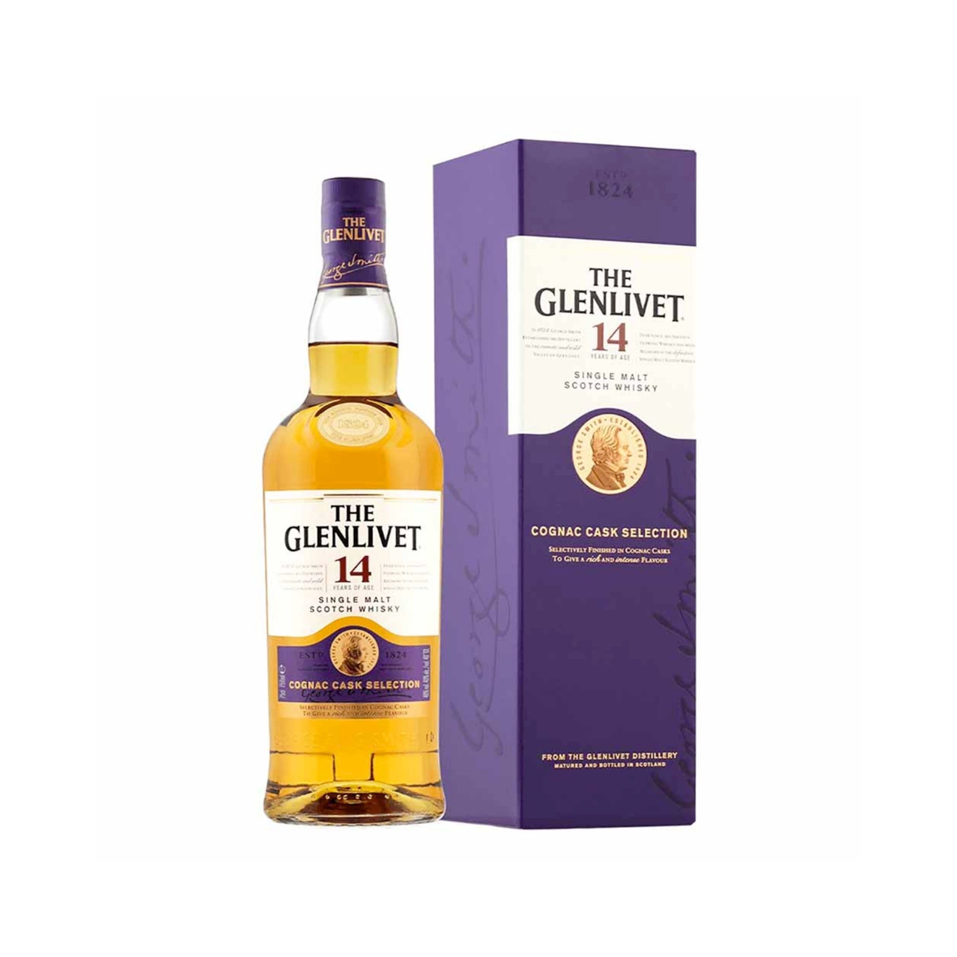 Glenlivet 14 Year Old 'Cognac Cask Selection'